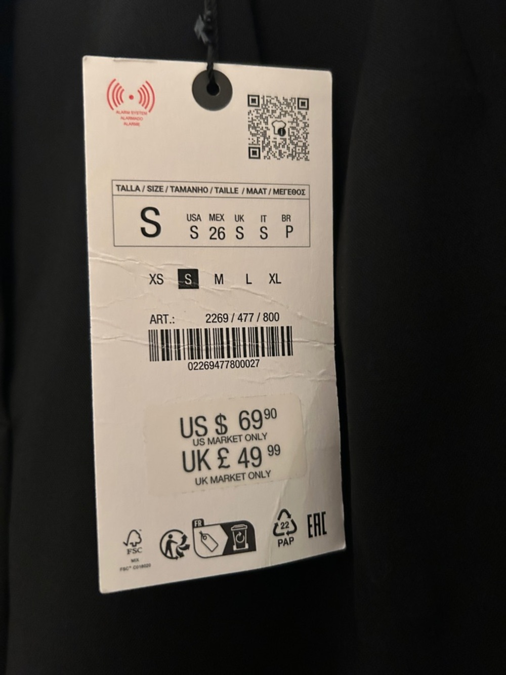 NWT ZW Collection Women's Black Pleated Bermuda Shorts - Tailored High-Rise - Picture 2 of 6